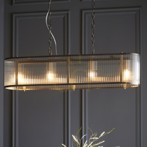 Pendul Endon Ridgeton alamă 4 becuri E14 sticlă, reglabil 35-178 cm 4 Pendul Endon Ridgeton alamă 4 becuri E14 sticlă, reglabil 35-178 cm small 4