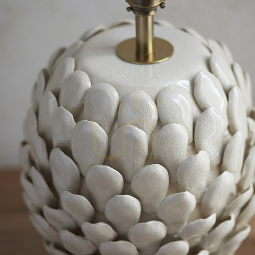 Verifica Lampă de masă Endon Layered Leaf alamă ceramică 30,5 cm B22