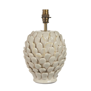 Bază lampă de masă Endon Layered Leaf ceramică fildeș B22 30,5 cm small 0