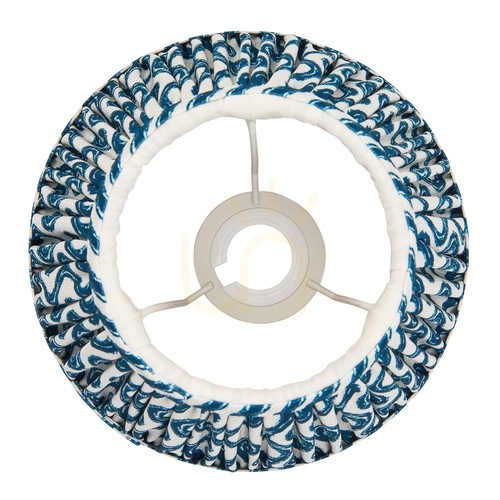 Verifica Abajur Endon Ripple Blue Textil E14 14,5 cm