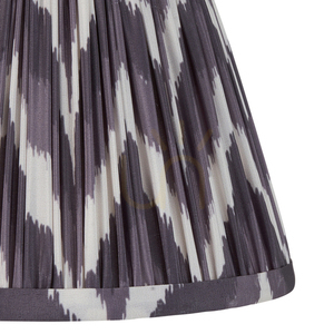 Abajur Endon Zigzag gri perlat textil E14 20 cm small 2