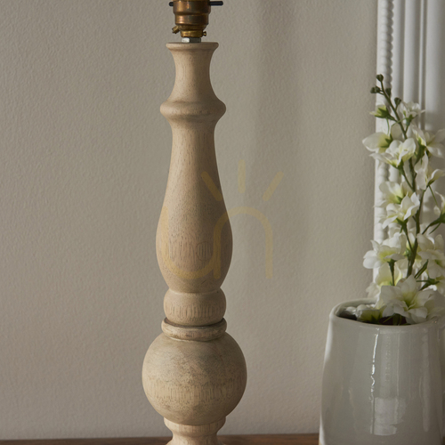 Verifica Lampă de masă Endon Hidcote Brass lemn alamă 44,5 cm B22