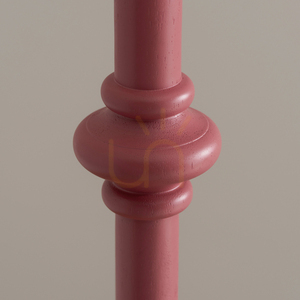 Lampă de podea Endon Carnaby roz lemn oțel alamă 138 cm small 3