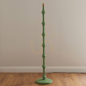 Lampă de podea Endon Carnaby verde lemn oțel alamă 138 cm B22 small 1