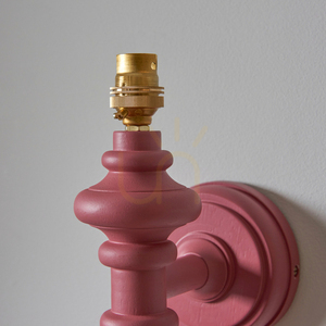 Lampă de perete Endon Carnaby Roz, lemn, oțel, alamă, B22, 7W, dimmabilă small 2