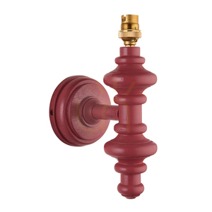 Lampă de perete Endon Carnaby Roz, lemn, oțel, alamă, B22, 7W, dimmabilă small 0