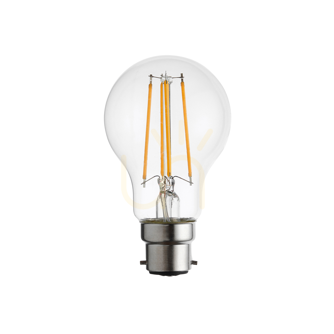 Vedere Bec LED filament GLS B22 7W transparent dimmabil Endon Bec LED filament GLS B22 7W transparent dimmabil Endon