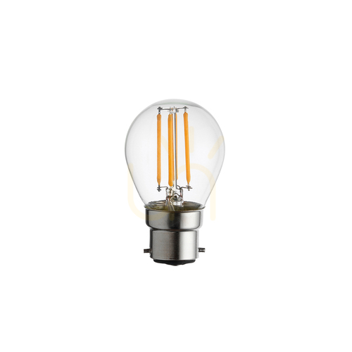 Verifica Bec LED filament B22 Endon 112119 sferic mic 4 W 470 lm 2700 K transparent, dimabil