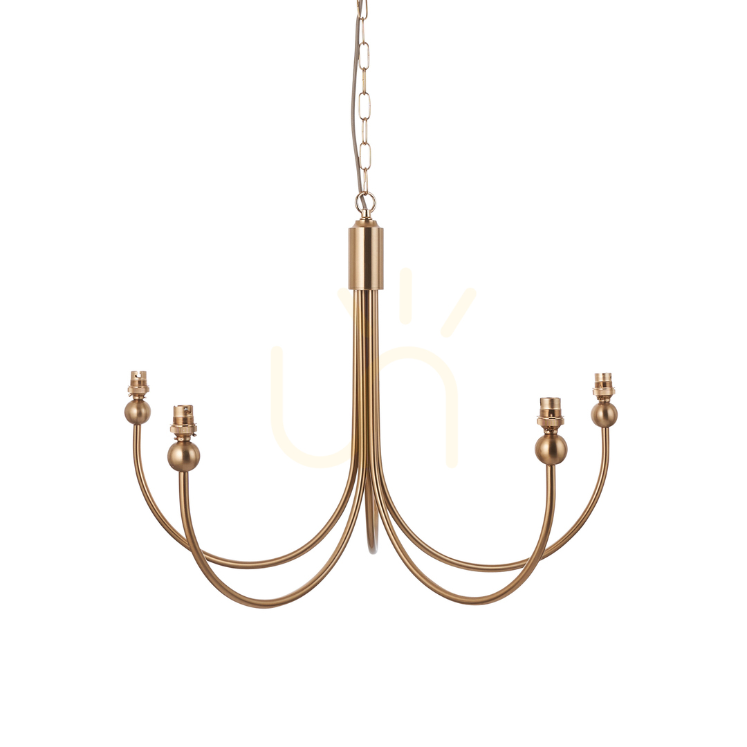 Verifica Lampă suspendată Endon Santiago Brass 5xB22 alamă oțel 75 cm dimabilă Lampă suspendată Endon Santiago Brass 5xB22 alamă oțel 75 cm dimabilă