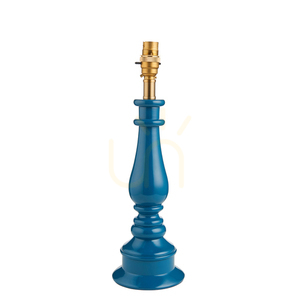 Bază pentru lampă de masă Endon Myrtle din rășină albastră, B22, 38 cm small 0