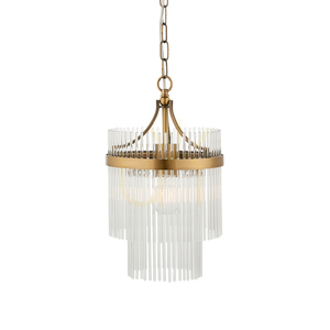 Pendul Endon Marietta alamă sticlă E27 dimmabil 23 cm small 0