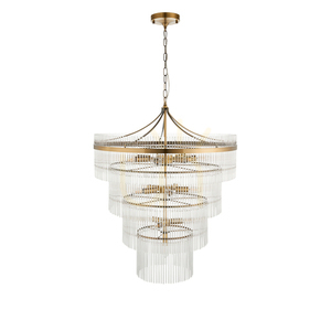 Pendul Endon Marietta 16xE14, Ø70 cm, dimabil, alamă, sticlă small 8