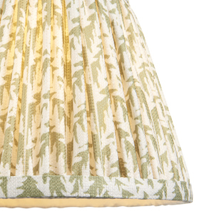 Abajur Endon Leaf verde din material textil plisat, 20 cm, 112912 small 1