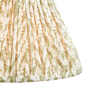 Abajur Endon verde frunză textil E27 30 cm 1 Abajur Endon verde frunză textil E27 30 cm small 1
