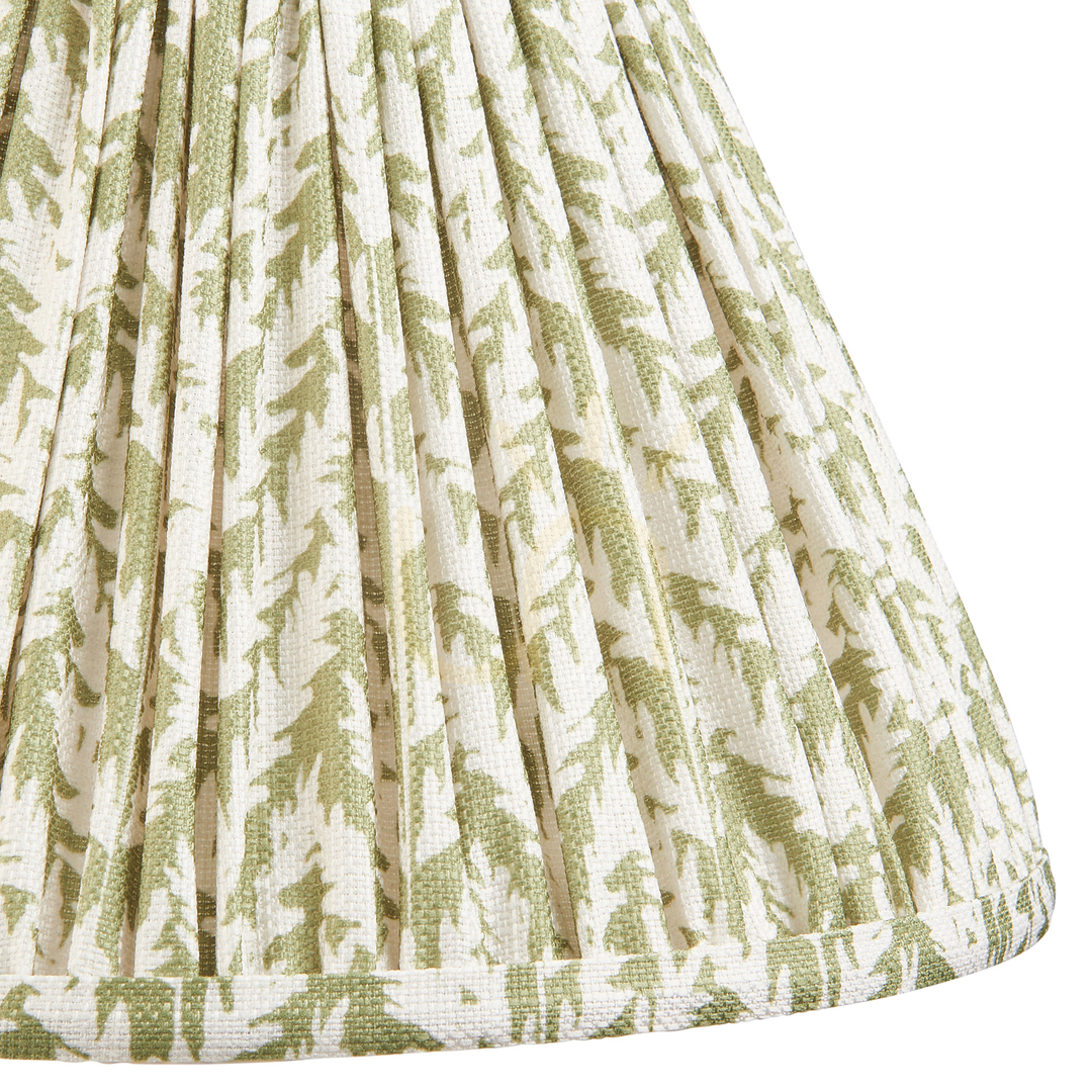 previzualizare Abajur Endon verde frunză textil E27 30 cm Abajur Endon verde frunză textil E27 30 cm