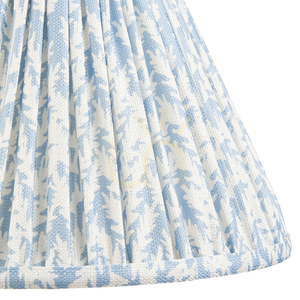 Abajur textil Endon Leaf Shell Bay Blue, 30 cm, E27 small 2