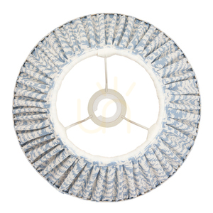 Abajur textil Endon Leaf Shell Bay Blue, 30 cm, E27 small 3