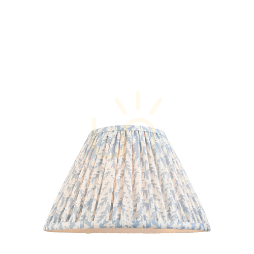 Verifica Abajur textil Endon Leaf Shell Bay Blue, 30 cm, E27