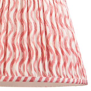 Abajur Endon Ripple roz coral din textil, 35 cm, E27/B22 small 2