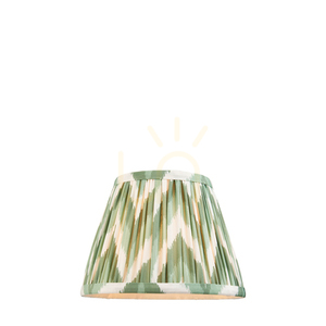 Abajur Endon Zigzag Verde Aspen Textil E14 20 cm small 0
