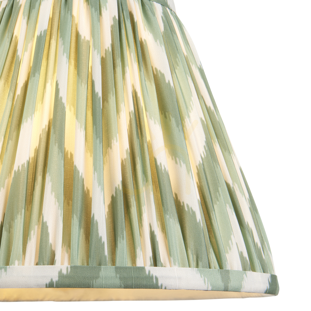 Vedere Abajur Endon Zigzag Verde Aspen Textil E27 25 cm Abajur Endon Zigzag Verde Aspen Textil E27 25 cm