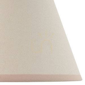 Abajur Endon Ivy alb vintage textil E27 25 cm small 2