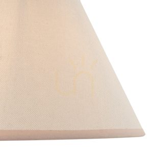 Abajur Endon Ivy alb vintage textil E27 30 cm small 1