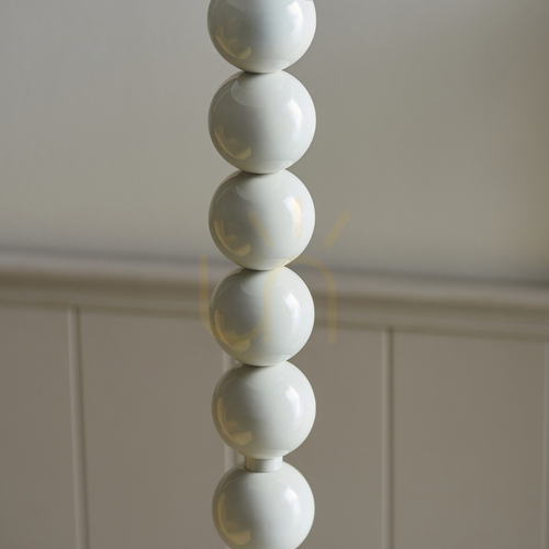 Verifica Bază de lampă de podea Endon Higgledy 113860 alb migdală 132,7 cm E27, fără abajur