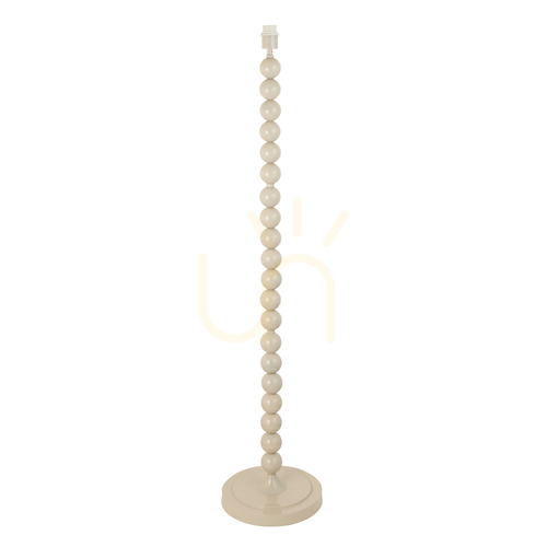 Verifica Bază de lampă de podea Endon Higgledy 113860 alb migdală 132,7 cm E27, fără abajur