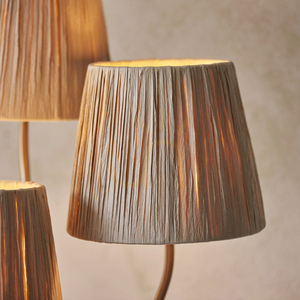 Lampă de podea Endon Wriggle alamă 3xE14, 156 cm, fibră naturală small 5