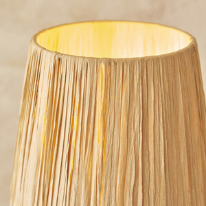Lampă de masă Endon Wriggle alamă și fibră naturală, E14, 45,7 cm small 7