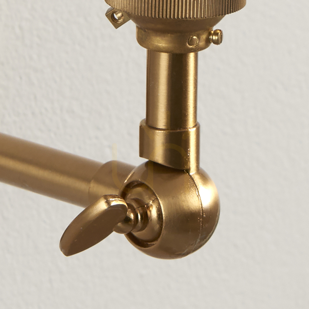 Afişa Lampă de perete Step Wing Brass Endon Lampă de perete Step Wing Brass Endon