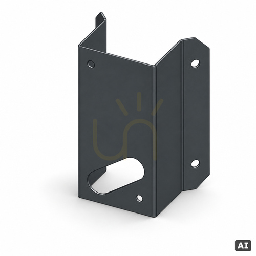 Verifica Consolă de colț Norlys 148GR pentru aplicele Sandvik, grafit RAL 7016