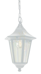 Lampă suspendată de exterior NORLYS Modena 351A/WH albă, felinar pe lanț, E27, IP54 small 0
