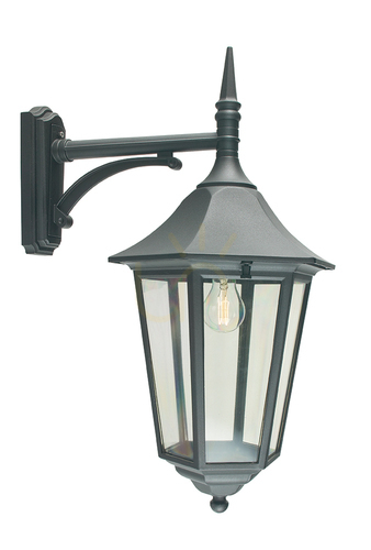 Verifica MODENA NORLYS 381BL Black E27 lampă de perete pentru exterior Norlys