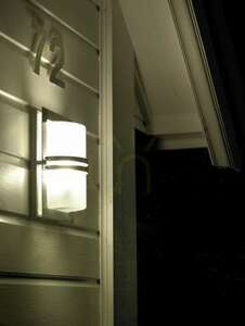 Aplică de exterior NORLYS Basel 672GA zincată termic LED 9,5W 4000K cu senzor de mișcare small 5