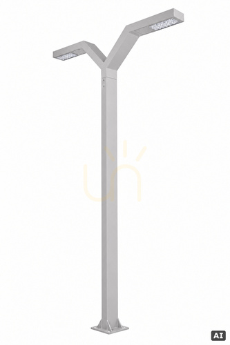 Verifica Stâlp de iluminat Trysil 1023AL gri deschis RAL 9006 LED 4000K DALI2 300 cm NORLYS