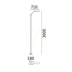 Lampă de grădină NORLYS Trysil 1067GR grafit LED 12,2 W 4000 K DALI2 small 5