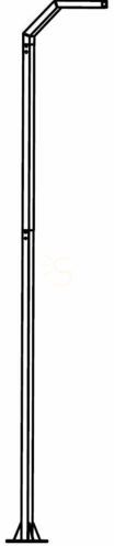 Verifica Stâlp de iluminat NORLYS TRYSIL 1094BL negru LED 12,2W 3000K DALI2 400 cm