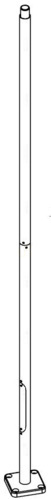 Verifica Stâlp de iluminat NORLYS Lamppost negru aluminiu 400 cm 1257BL