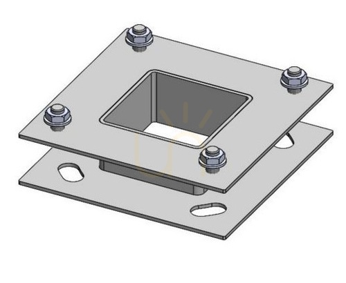 Verifica Ancoră de montare cu distanța între șuruburi de 180x180 mm pentru fundație cu distanța între șuruburi de 160x160 mm NORLYS1259