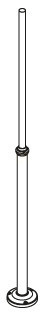 Verifica Stâlp de iluminat NORLYS, gri (RAL 9006), 2,2–3,2 m, 1270AL