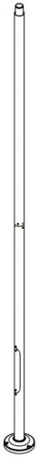 Verifica Stâlp de iluminat NORLYS Lamppost negru aluminiu 400 cm 1277BL