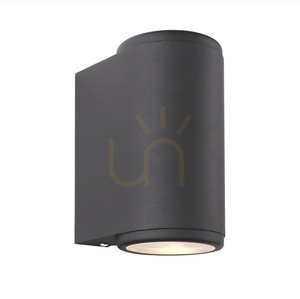 Aplică de exterior NORLYS Mandal 1370BL sus-jos 2 × GU10 LED 7,8 W 2700 K CRI 97 negru RAL 9005 small 0