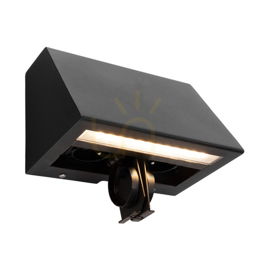 Verifica Aplică de exterior cu 2 prize Schuko Norlys Ski 1390BL, neagră, LED 3000K