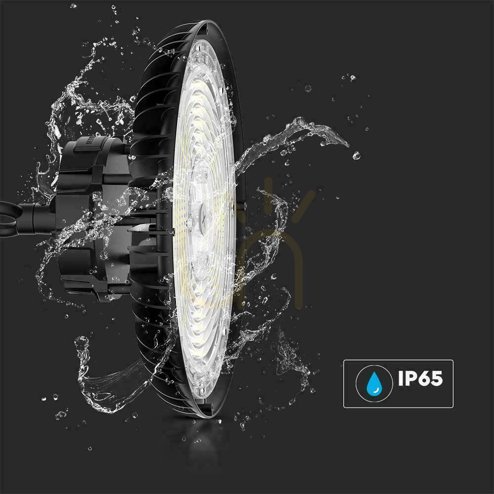 Spectacol V-TAC LED high bay LIFUD driver 0-10V 160Lm/W 120W/150W/200W VT-90202 corp de iluminat 27000lm V-TAC LED high bay LIFUD driver 0-10V 160Lm/W 120W/150W/200W VT-90202 corp de iluminat 27000lm