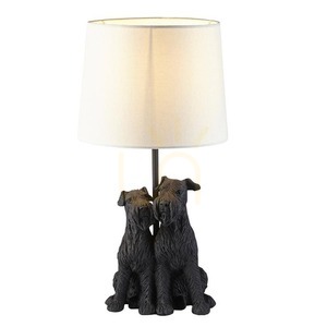 Lampă de masă Endon Westie bej, abajur natural, E14, 43 cm small 0