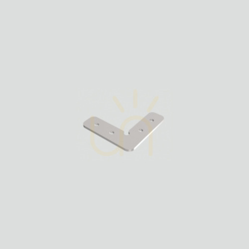 Verifica Zambelis 20326-CC conector de colț orizontal 90° pentru profilul din aluminiu LED 20326