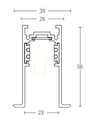 Verifica Pistă magnetică încastrată 2M negru ZAMBELIS Pistă magnetică încastrată 2M negru ZAMBELIS