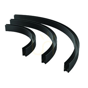 Șină magnetică curbată Zambelis 22090, 48 V, Ø600 mm, negru texturat small 0